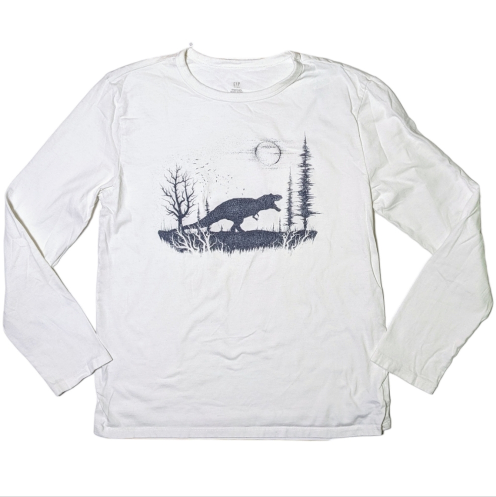 GAP Dinosaur Silhouette Tee (Husky)